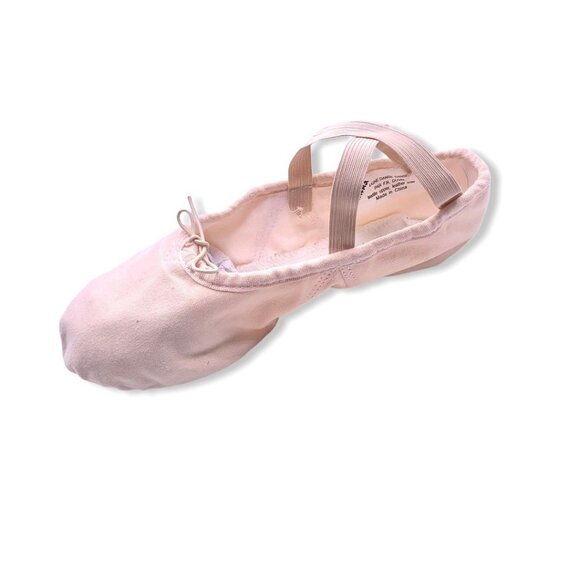 Girl's Cream Ballet Shoes - Picture 2 of 8